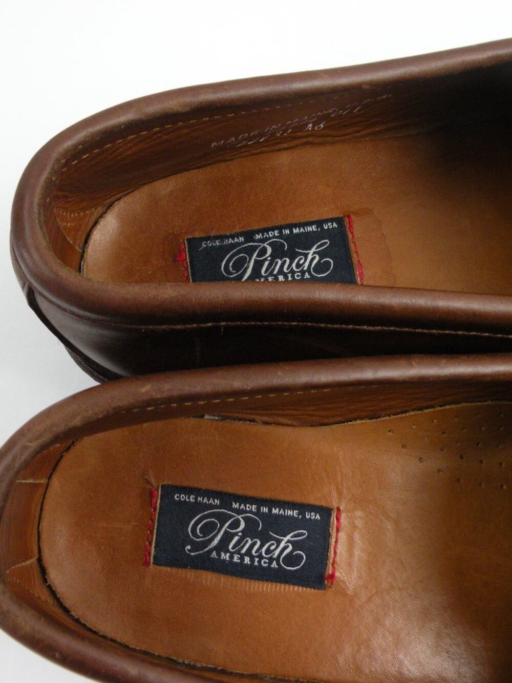 Cole Haan Pinch Maine Classic Penny Loafers Mens 11M Brown Leather Dress Shoes - Picture 8 of 11
